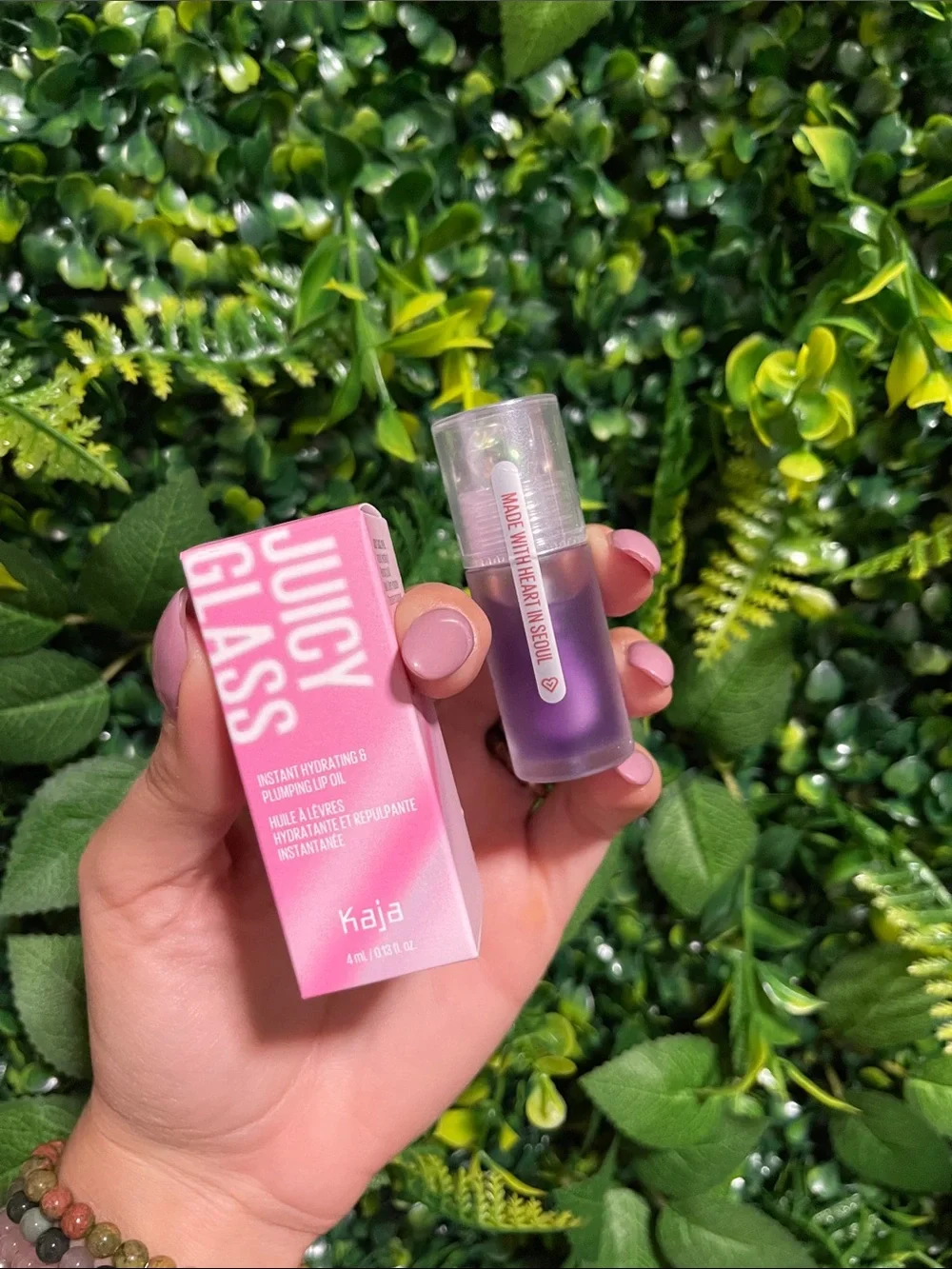 Kaja Juicy Glass Hydrating Lip Oil - Grape Glowtini 04